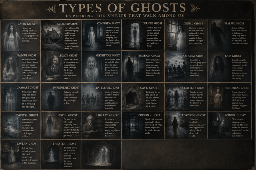Types Of Ghosts